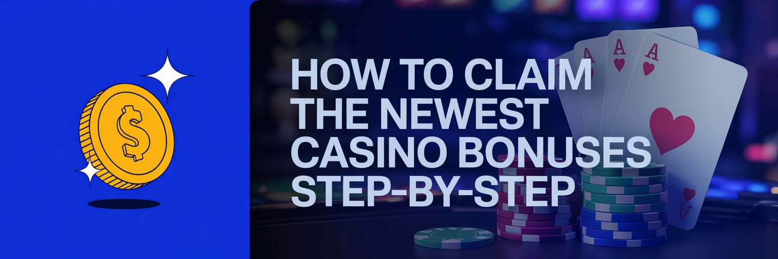 How to Claim the Newest Casino Bonuses Step-by-Step